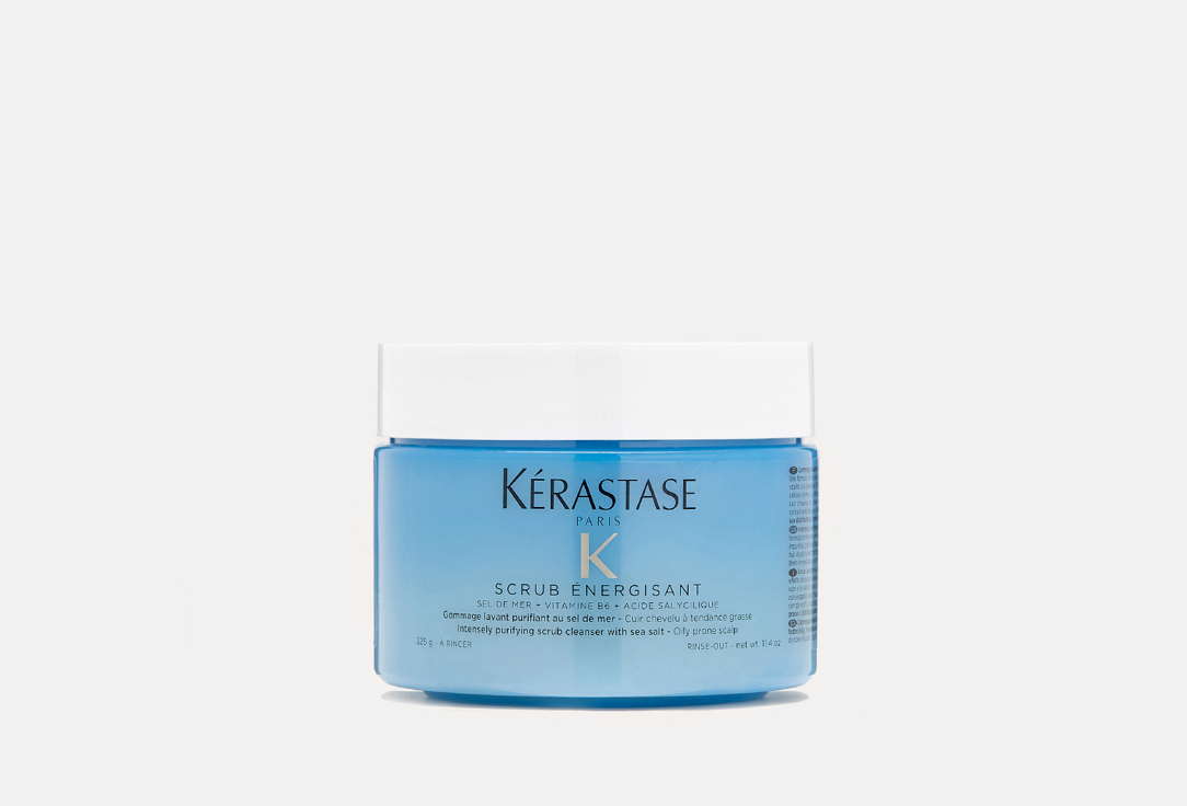 Скраб для склонной к жирности кожи головы KERASTASE Fusio-Scrub Energisant 325 г маска скраб для волос и кожи головы склонной к жирности invit aha acid