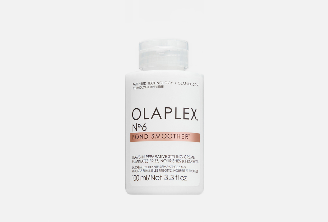 Несмываемый крем OLAPLEX No.6 Bond Smoother 100 мл профессиональные укладочные средства olaplex несмываемый крем система защиты волос olaplex no 6 bond smoother