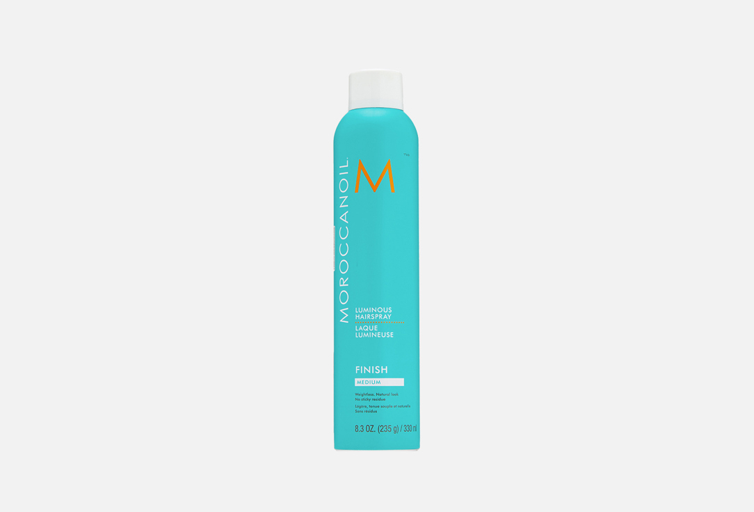 Изображение товара Профессиональный лак для волос Moroccanoil Luminous Hairspray Medium 330 мл