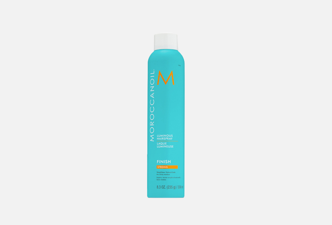 Лак сильной фиксации MOROCCANOIL Luminous Hairspray Strong 330 мл moroccanoil лак extra strong экстра сильной фиксации 330 мл