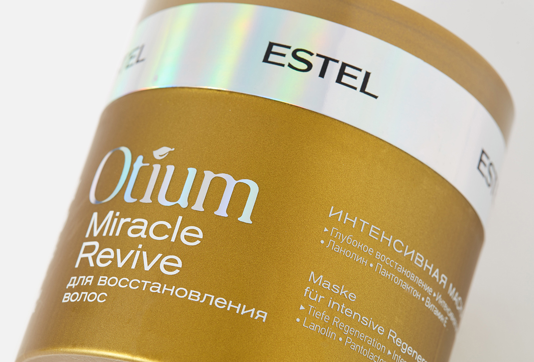Маска для волос Estel Miracle Revive. Эстель отиум Миракл. Estel Otium Miracle Revive интенсивная маска для восстановления волос. Эстель маска для волос восстанавливающая зеленая.