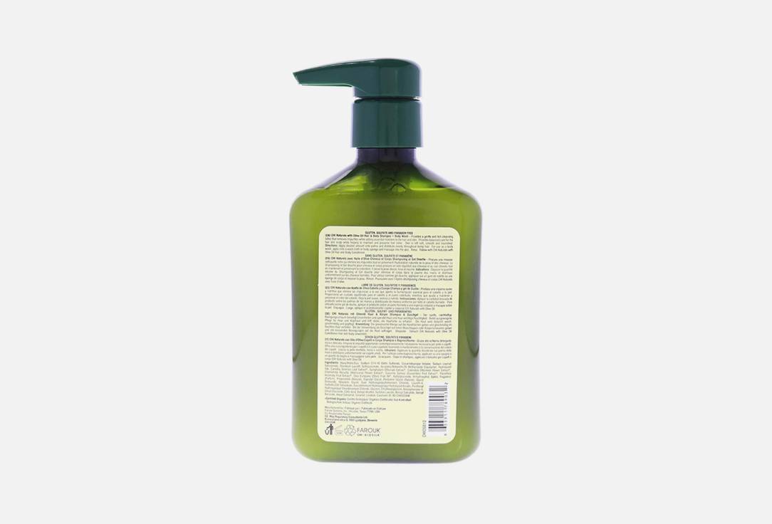 Шампунь для волос и тела CHI OLIVE NATURALS for hair and body Shampoo 
