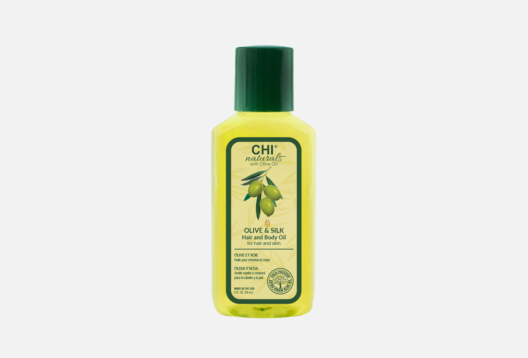 Масло для волос и тела CHI OLIVE NATURALS hair and body oil 59 мл chi olive organics oil масло для волос и тела 59 г 59 мл банка