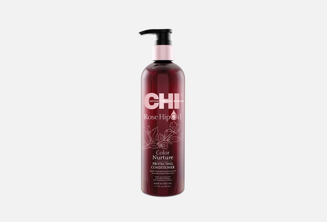 Кондиционер для поддержания цвета волос CHI Rose Hip Oil 355 мл пи 09 блюз дикой розы электронная схема