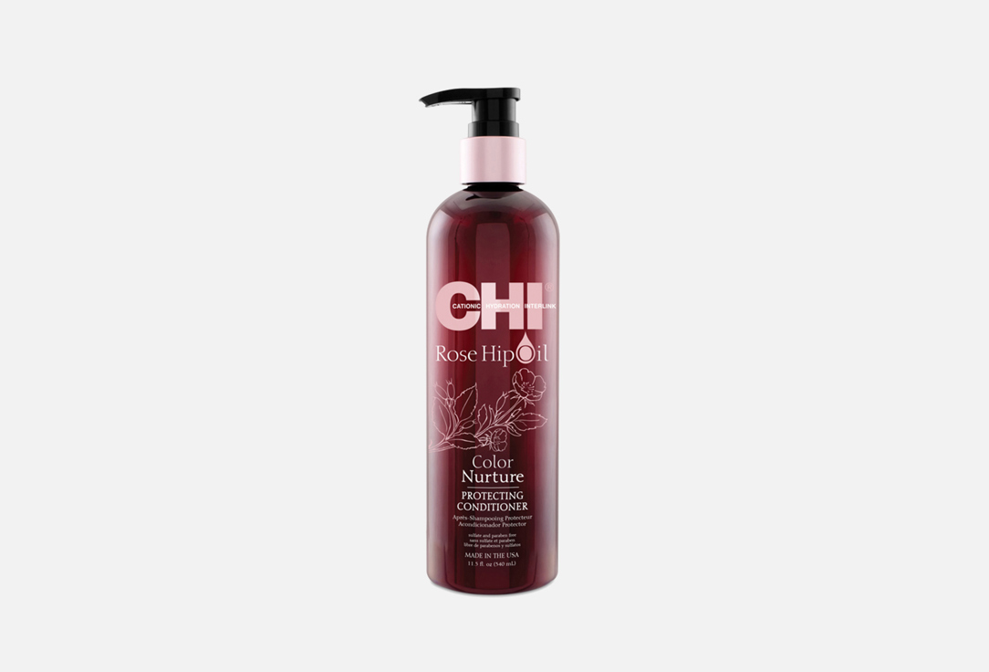 цена Кондиционер для поддержания цвета волос CHI Rose Hip Oil 355 мл