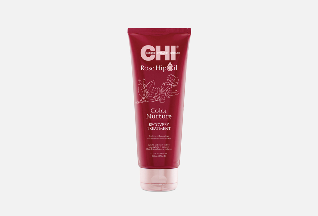 восстанавливающая Маска для поддержания цвета волос CHI Recovery Treatment Rose Hip Oil 