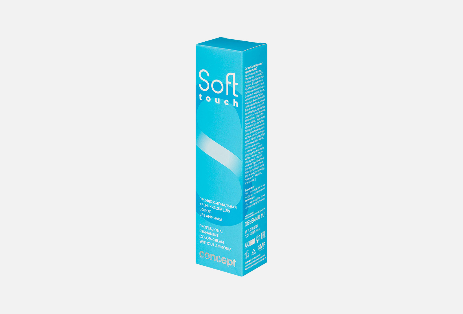 Concept Крем-краска для волос без аммиака Soft Touch 9/0, светлый ...