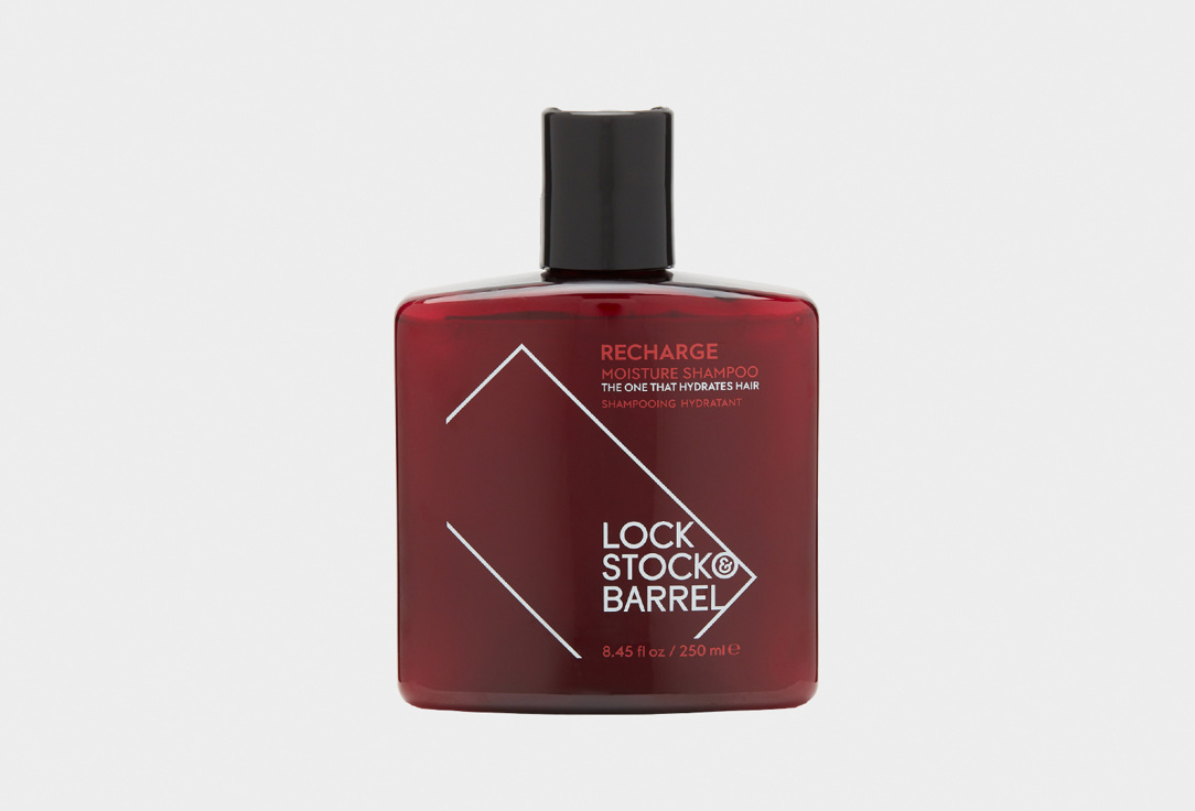 Шампунь для жестких волос LOCK STOCK & BARREL Recharge moisture shampoo 250 мл спрей для объема lock stock