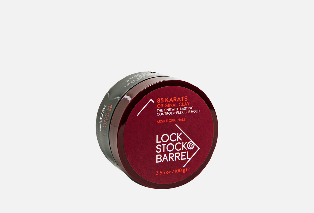 Глина для густых волос LOCK STOCK & BARREL 85 Karats original clay 100 г шампунь для тонких волос lock stock