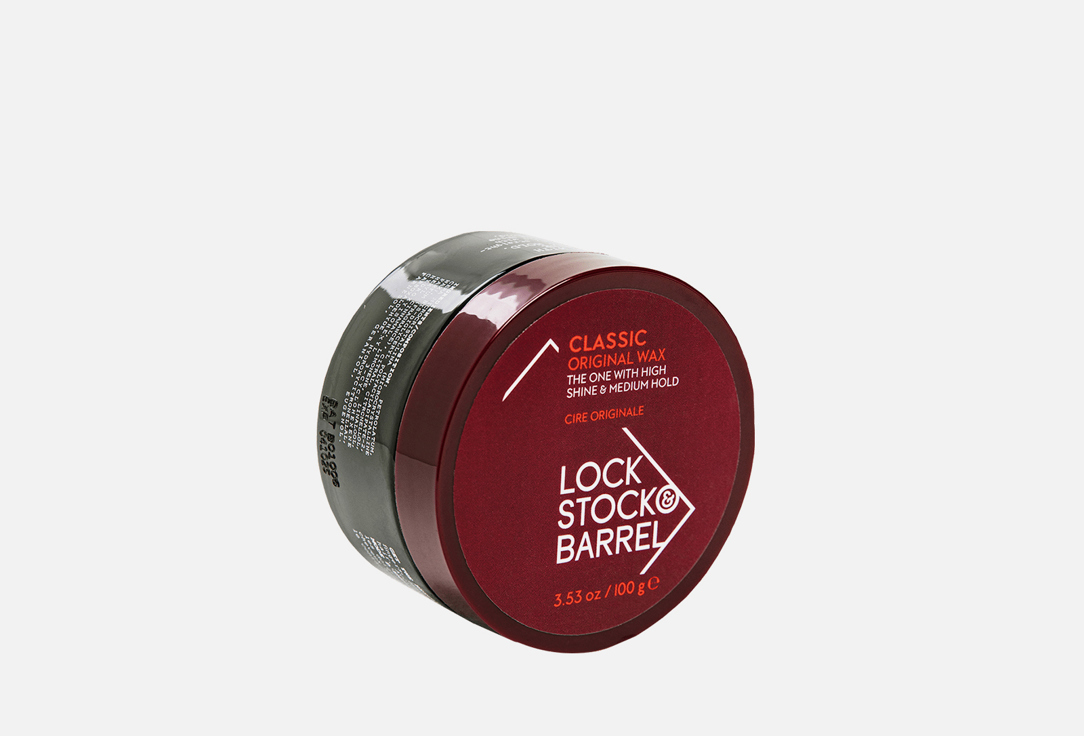 Оригинальный классический воск LOCK STOCK & BARREL Original classic wax 100 г матовая мастика lock stock