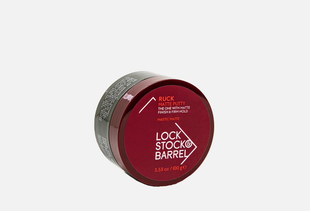 Матовая мастика LOCK STOCK & BARREL Ruck matte putty 100 г оригинальный классический воск lock stock