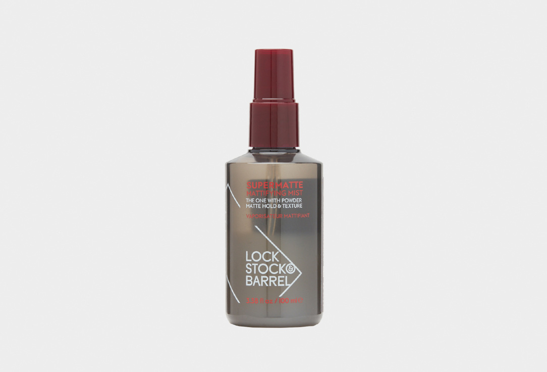 Спрей для объема LOCK STOCK & BARREL Supermatte mattifying spray 100 мл глина для волос lock stock