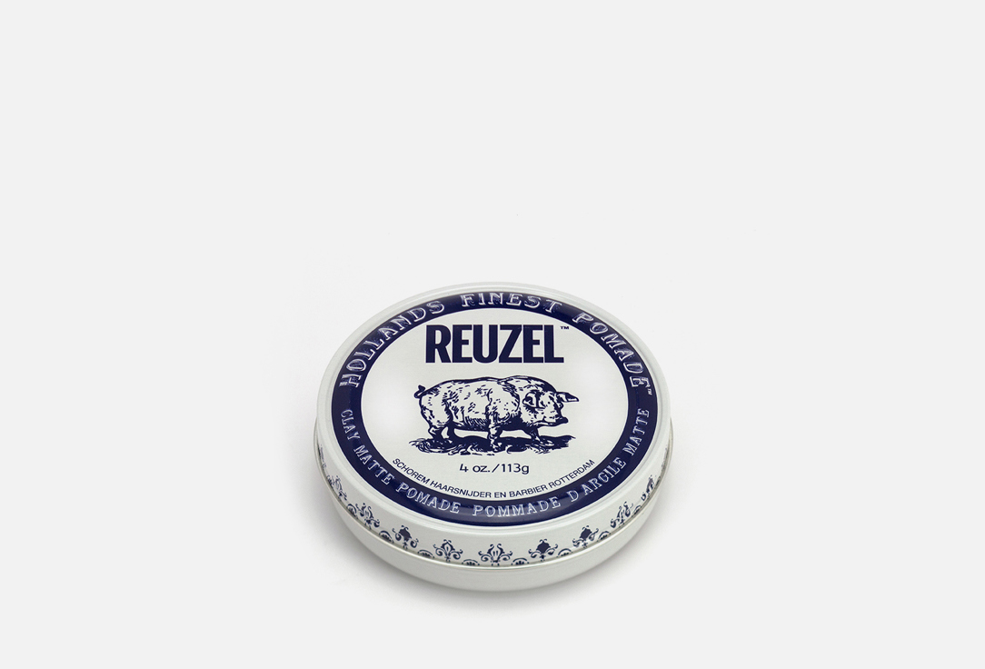 

Белая глина для волос REUZEL, Matte Pomade 113 г