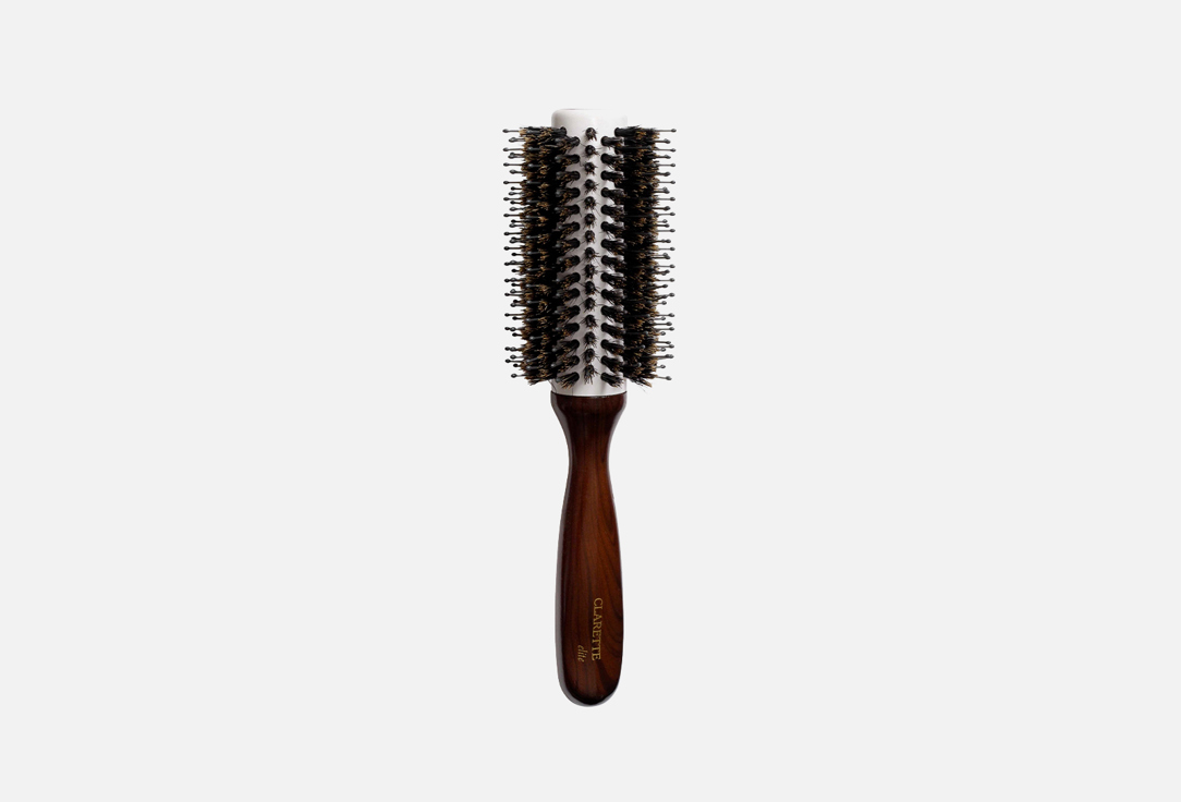 Расческа для волос Clarette с натуральной щетиной кабана и керамическим корпусом 