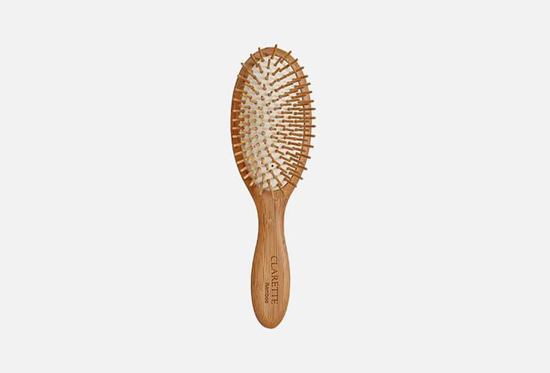 цена Расческа для волос CLARETTE С бамбуковыми зубцами
