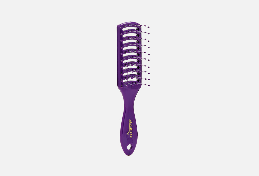 Расческа для волос CLARETTE С гибкими нейлоновыми зубцами 1 шт clarette clarette зеркало косметическое прямоугольное ccz 093