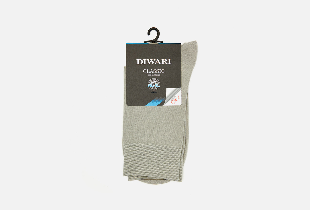 носки DIWARI Classic, серый 44-45 мл носки для мужчин хлопок diwari classic 000 серые р 27 5с 08 сп