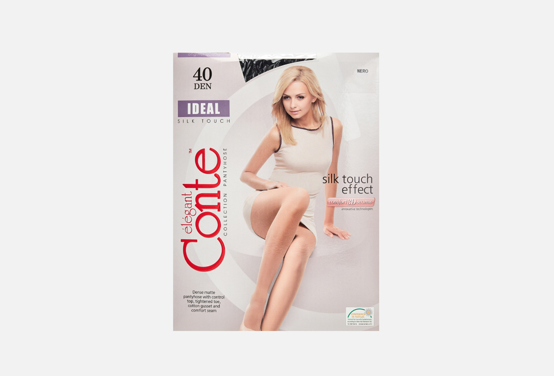 Изображение товара Колготки CONTE ELEGANT IDEAL nero 40 den