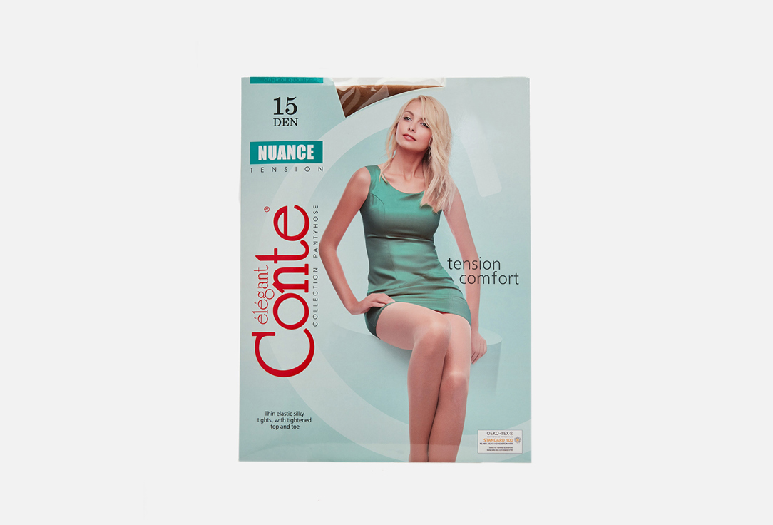 

колготки 15 den CONTE ELEGANT, Коричневый, NUANCE bronz бронзовые