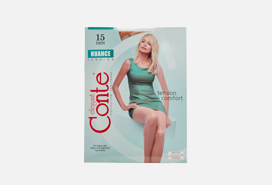 

колготки 15 den CONTE ELEGANT, Бежевый, NUANCE natural светло-бежевые