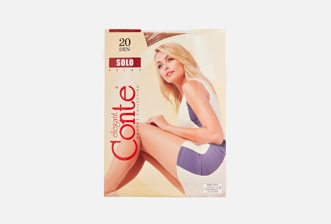 Изображение товара колготки 20 den CONTE ELEGANT SOLO natural светло-бежевые