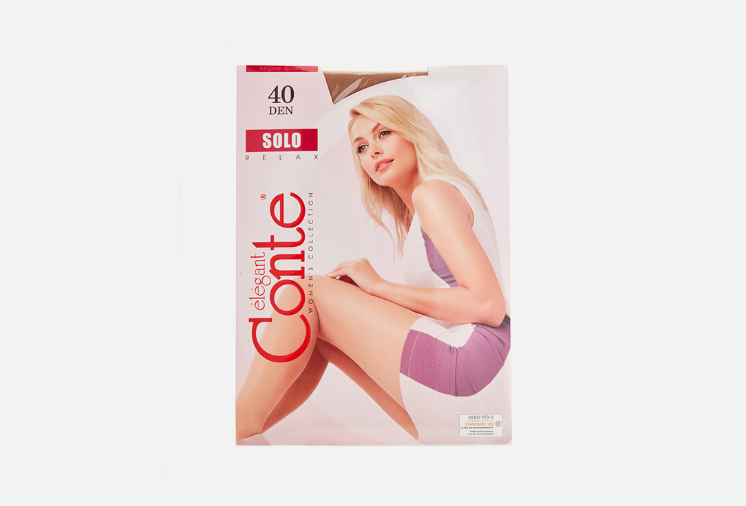 Изображение товара колготки 40 den CONTE ELEGANT SOLO natural светло-бежевые