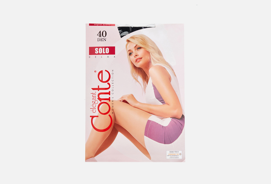 Изображение товара Колготки 40 den CONTE ELEGANT SOLO черные для женщин