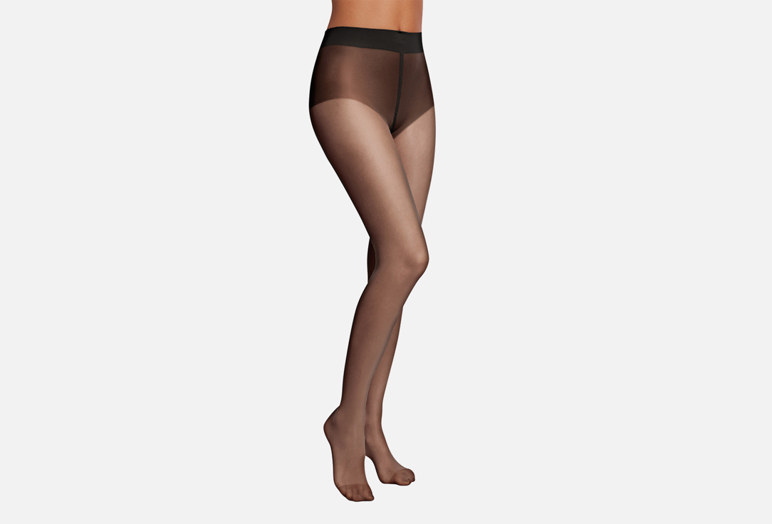 Изображение товара Мягкие черные колготки Wolford PURE 10 den для женщин с высокой эластичностью
