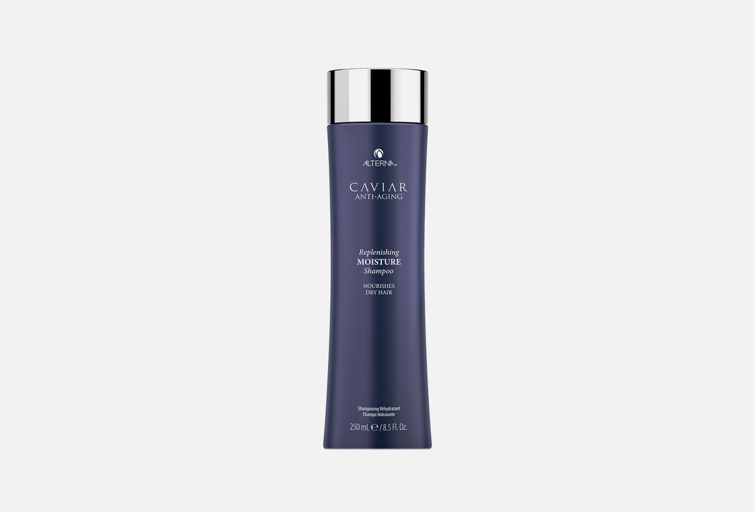 Увлажняющий шампунь с морским шелком ALTERNA Caviar Anti-Aging Replenishing Moisture Shampoo 250 мл шампунь для волос увлажняющий herb shampoo 250мл