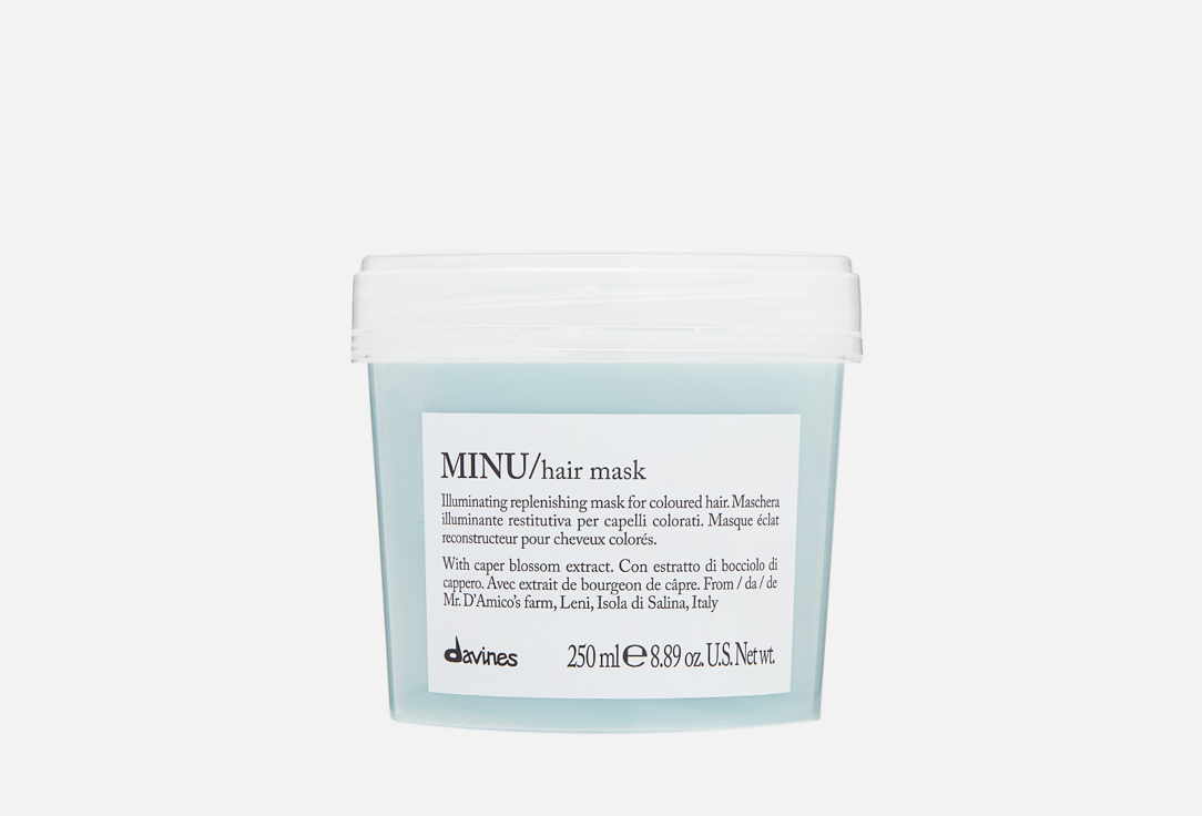 Изображение товара Восстанавливающая маска для окрашенных волос Davines MINU hair mask