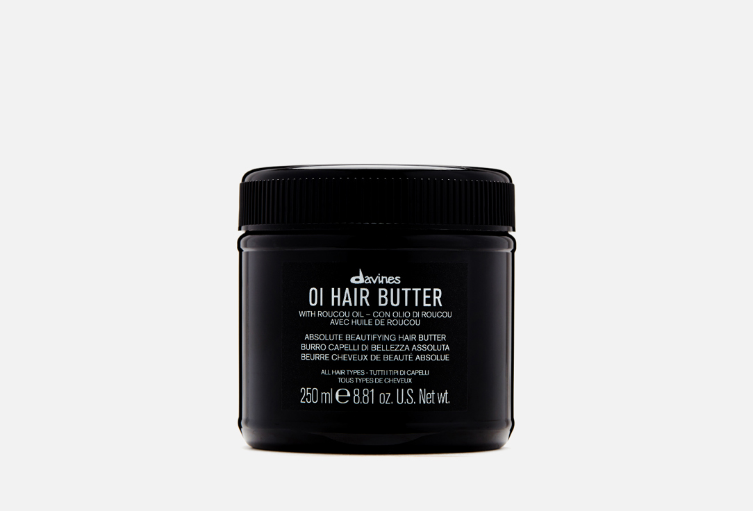 Питательное масло-баттер для абсолютной красоты волос DAVINES OI Hair butter 250 мл цена и фото