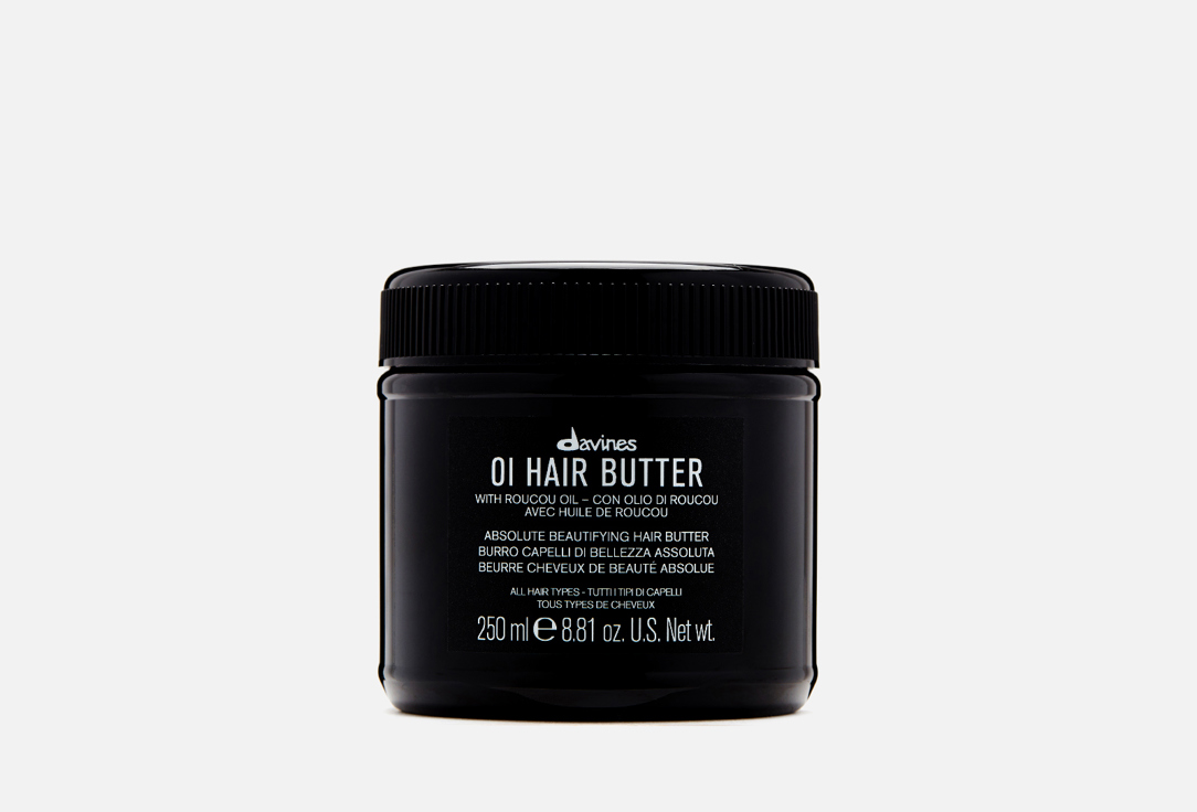 цена Питательное масло-баттер для абсолютной красоты волос DAVINES OI Hair butter 250 мл