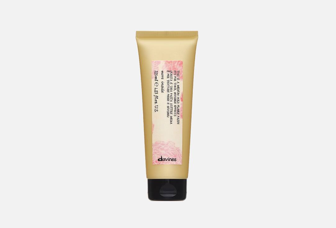 Пластичная паста для объемного невидимого стайлинга DAVINES More Inside Medium Hold Pliable Paste 125 мл