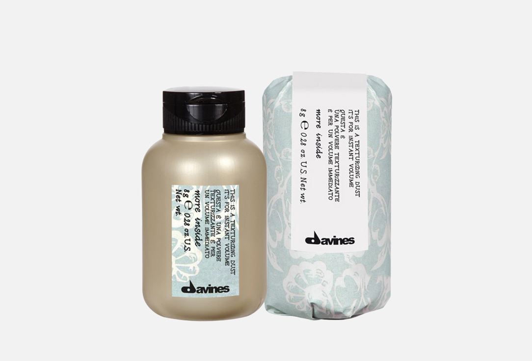Пудра-текстуризатор для мгновенного обьема волос DAVINES More Inside Texturizing dust 8 г ириски milky молочные 23 8г