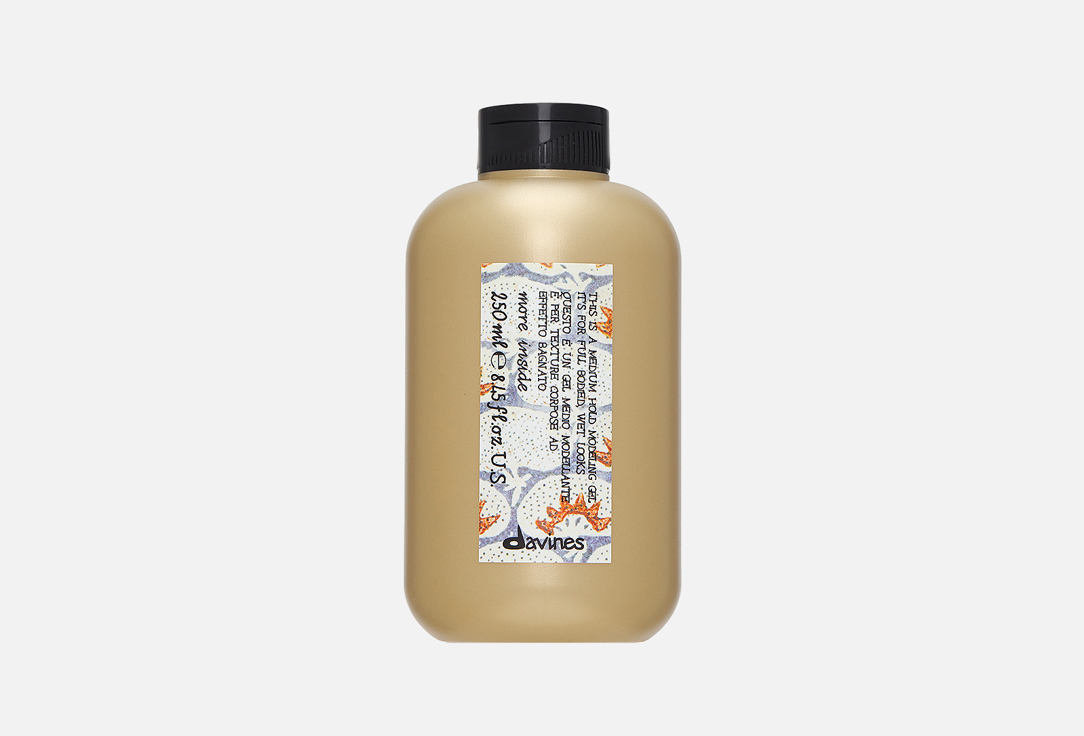 Изображение товара Гель для укладки волос Davines More Inside Medium Hold 250 мл эффект мокрых волос
