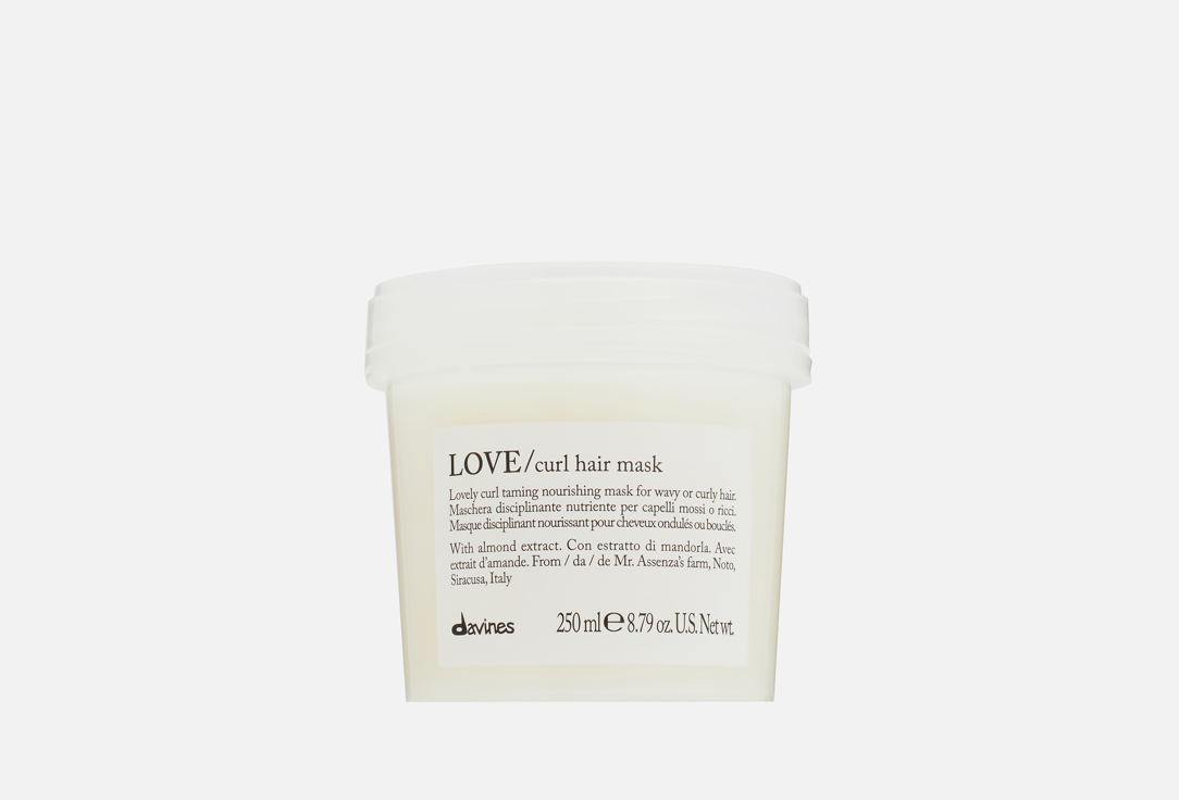 

Маска для усиления завитка DAVINES, LOVE CURL 250 мл