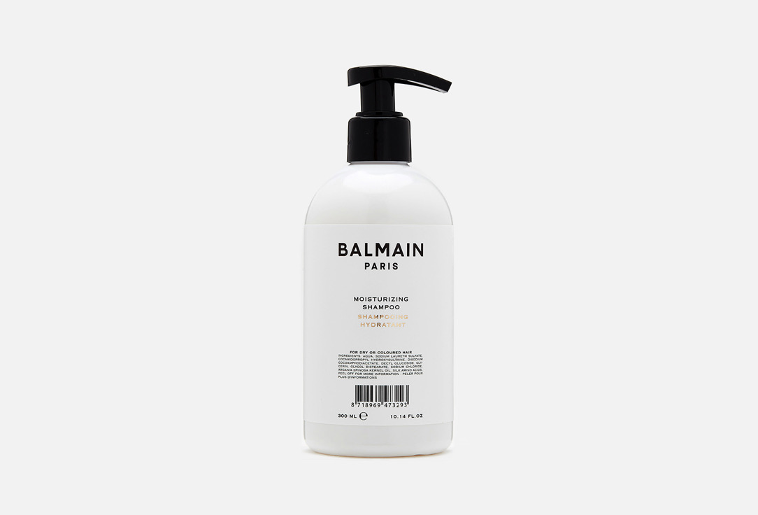 Увлажняющий шампунь BALMAIN PARIS Moisturizing Shampoo 300 мл увлажняющий шампунь balmain paris moisturizing shampoo travel size 50 мл