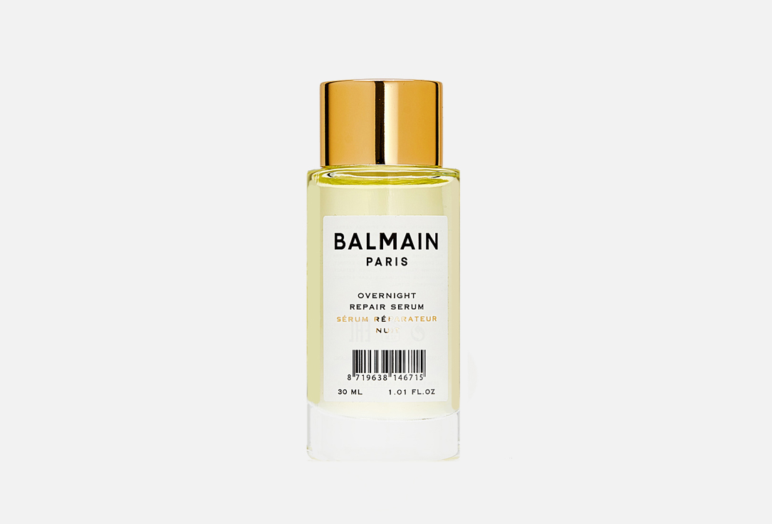 Ночная восстанавливающая сыворотка BALMAIN PARIS HAIR COUTURE Overnight Repair Serum 30 мл шёлковая дымка для волос balmain paris silk perfume travel size 50 мл