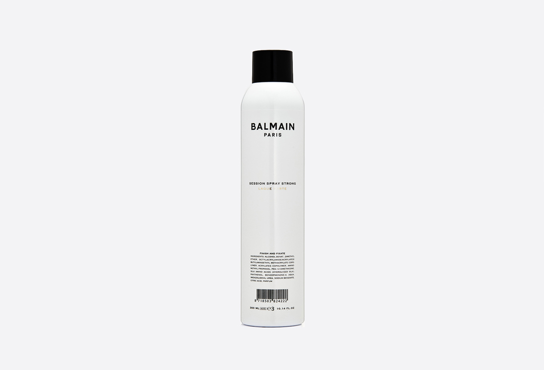 Спрей для укладки волос сильной фиксации BALMAIN PARIS Session Spray Strong 300 мл balmain session spray medium спрей для укладки волос средней фиксации 300 ml