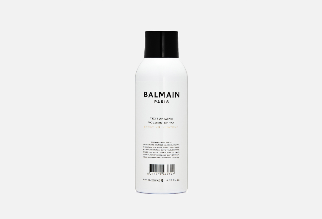 balmain paris texturizing salt spray 50ml Текстурирующий спрей для придания объёма BALMAIN PARIS Texturizing Volume Spray 200 мл