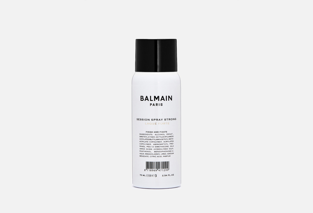 Изображение товара Спрей для укладки волос сильной фиксации Balmain Session Spray Strong travel size