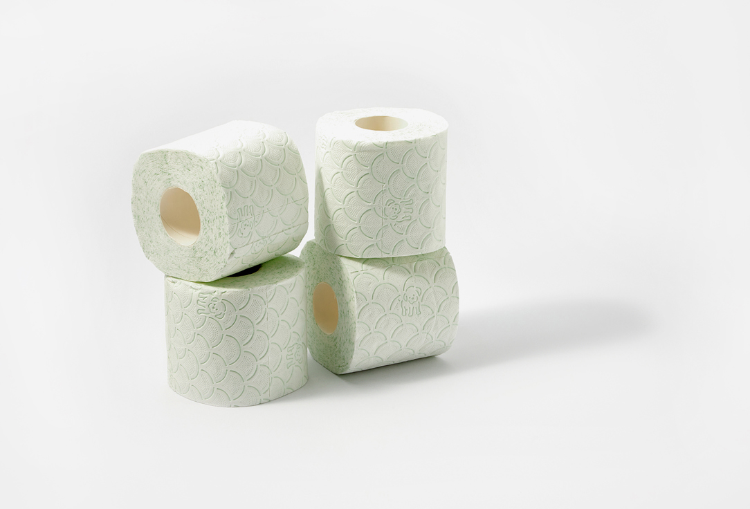 Туалетная бумага Kleenex Ромашка, 4 слоя 