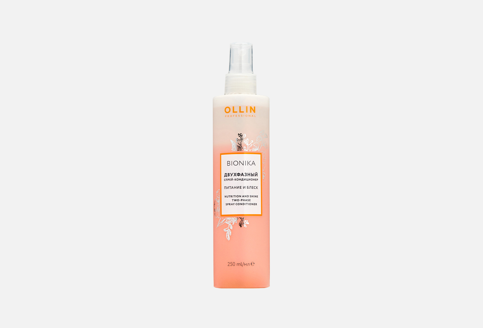 Ollin Professional Двухфазный спрей-кондиционер BioNika 250 мл — купить ...