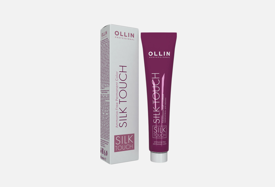 Безаммиачная стойкая краска для волос Ollin Professional SILK TOUCH 9/21, блондин фиолетово-пепельный