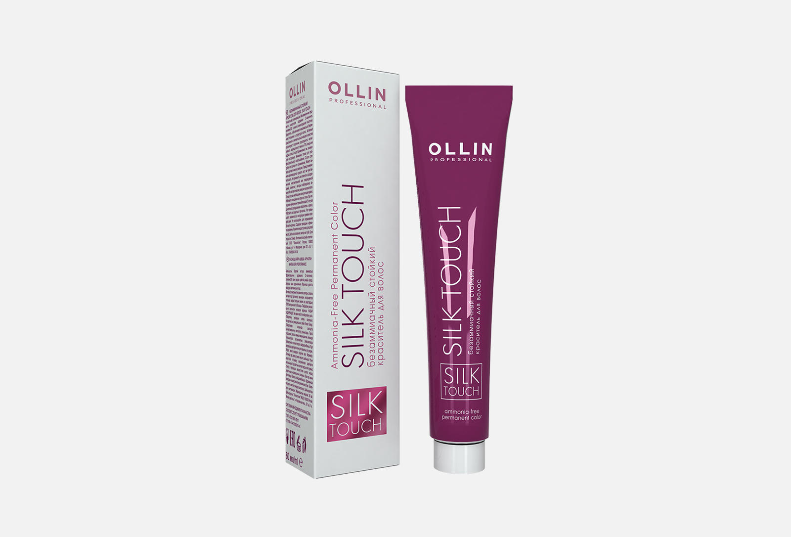 Ollin Professional Безаммиачная стойкая краска для волос SILK TOUCH 9/5 ...