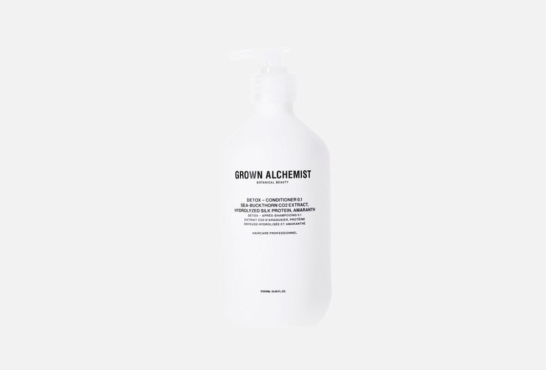 Кондиционер для волос GROWN ALCHEMIST 0.1 SEA-BUCKTHORN CO2 EXTRACT, HYDROLYZED SILK PROTEIN, AMARANTH  500 мл