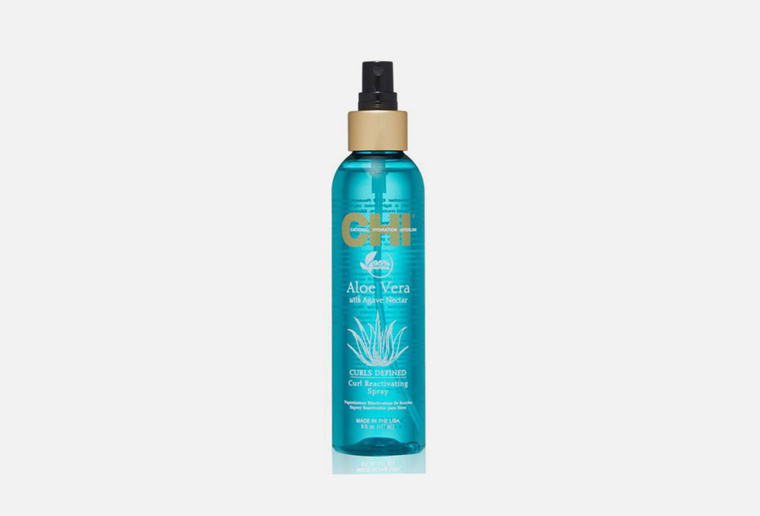 Спрей для вьющихся волос CHI ALOE VERA spray 177 мл chi шампунь для вьющихся волос aloe vera with agave nectar 739 мл