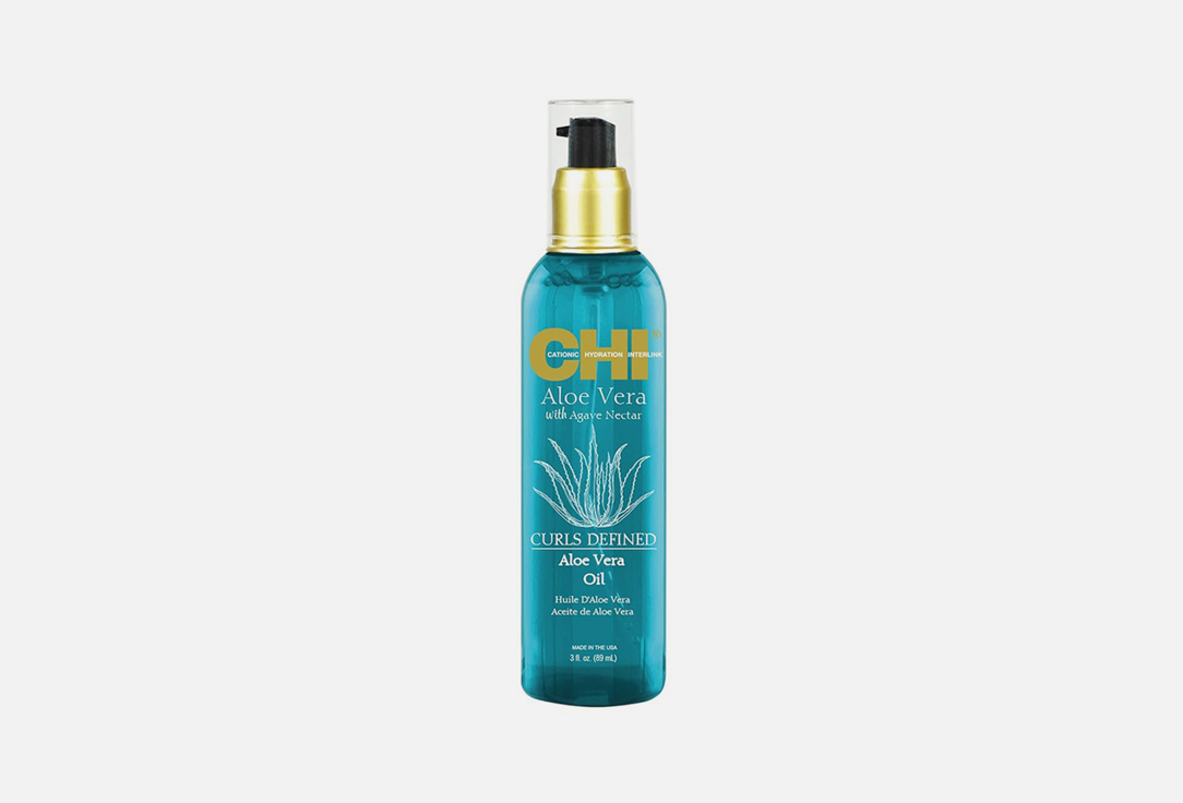 Масло CHI ALOE VERA oil 89 мл chi argan oil восстанавливающее масло для волос 89 г 89 мл бутылка