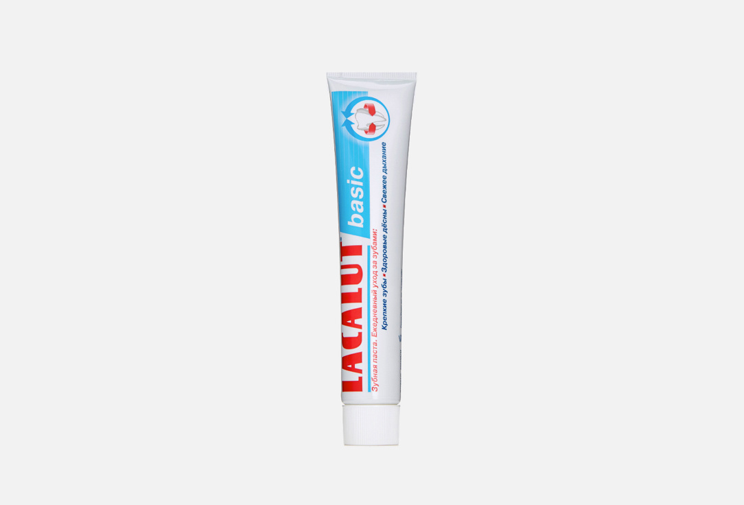 Зубная паста LACALUT Basic 75 мл зубная паста lacalut basic 60 г 2 штуки