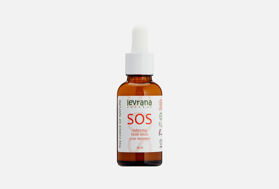 Сыворотка для лица LEVRANA SOS 30 мл сыворотка для проблемной кожи clarifying serum 30мл